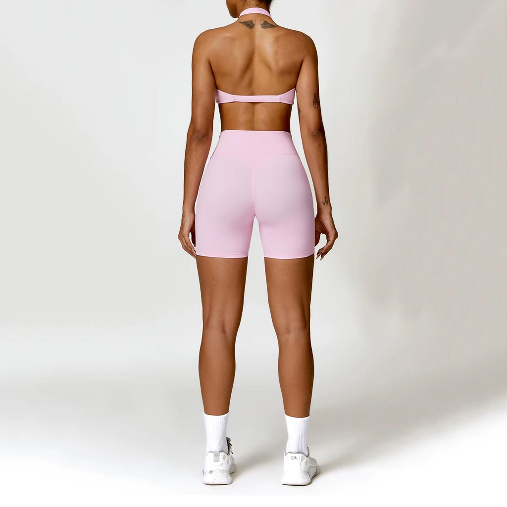 Burgu Bra Biker Şort Takım