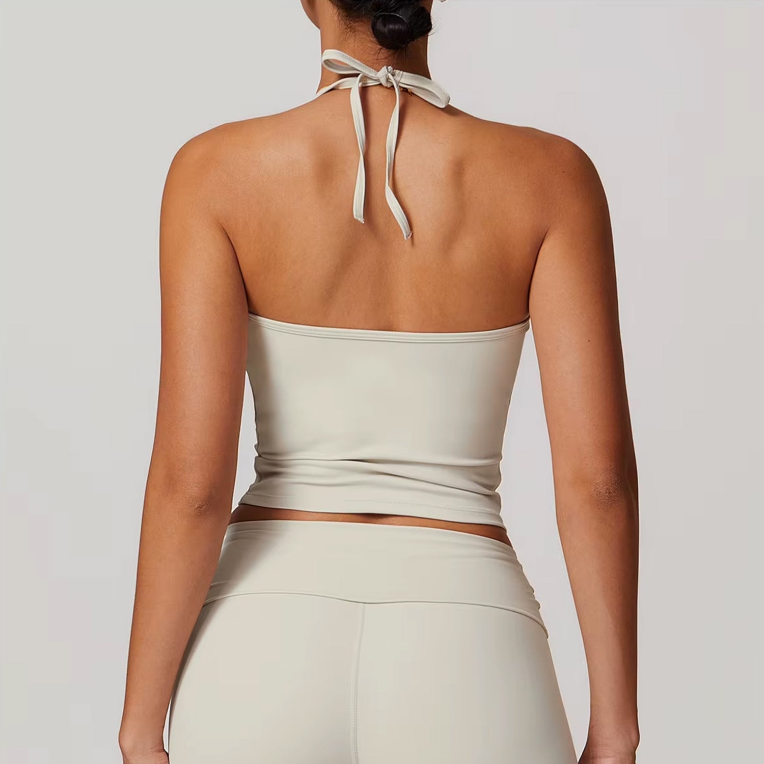 İpli Boyundan Bağlamalı Atlet