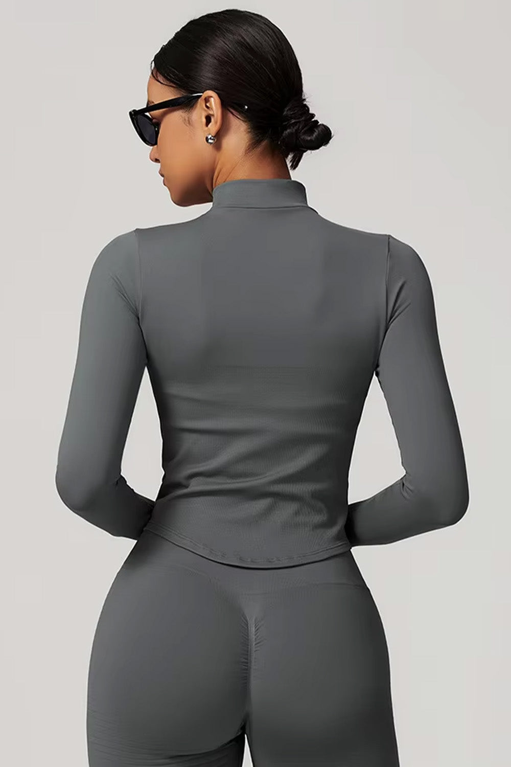 Kıvrımlı Uzun Kollu Ceket