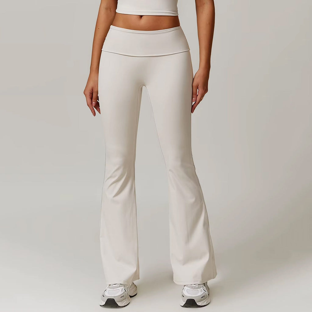 Çift Kat Bel Detaylı Flare