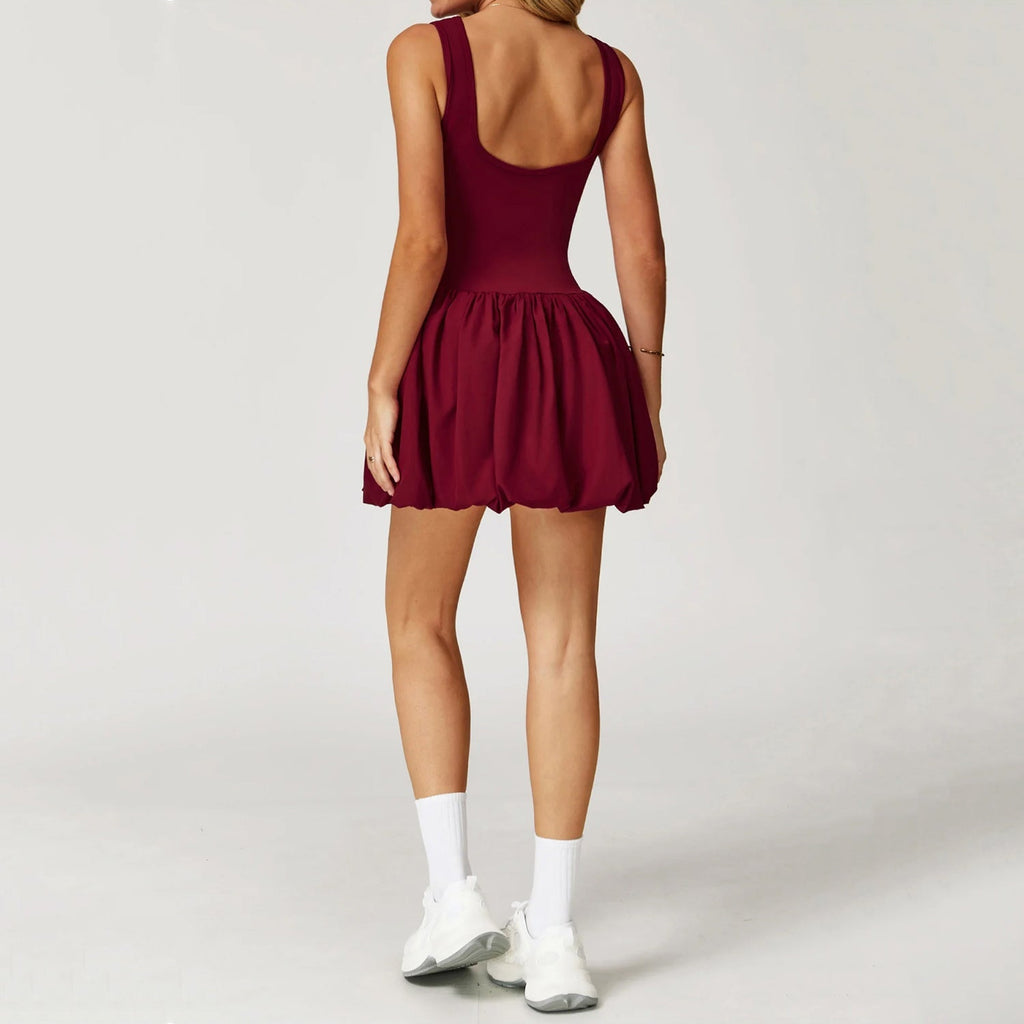 Askılı Balon Elbise Tulum