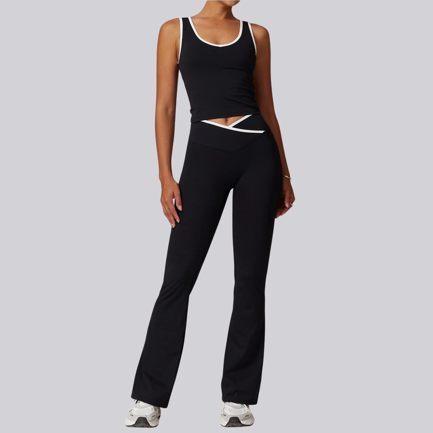 Flow Line Crop & Flare Tayt Takım