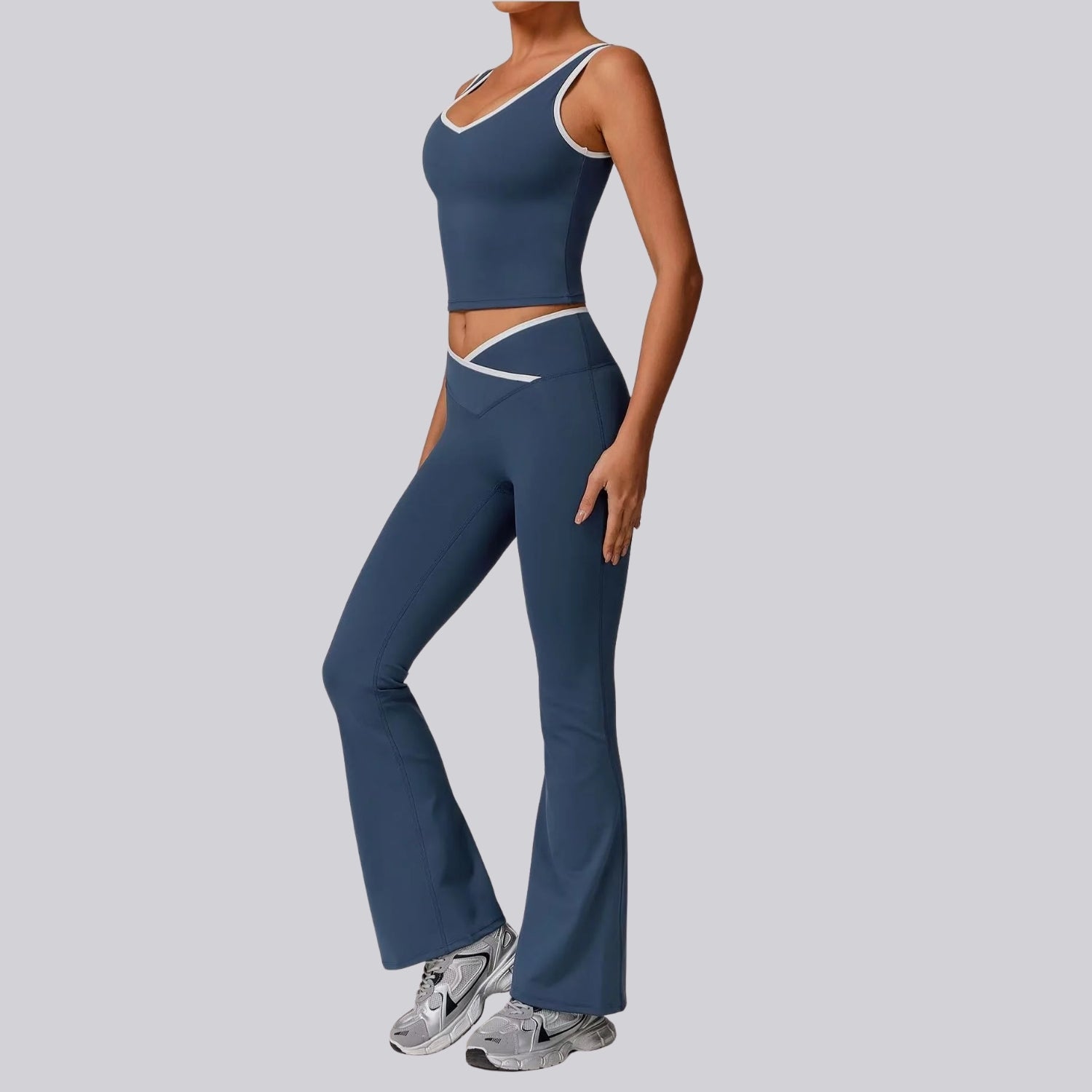 Flow Line Crop & Flare Tayt Takım