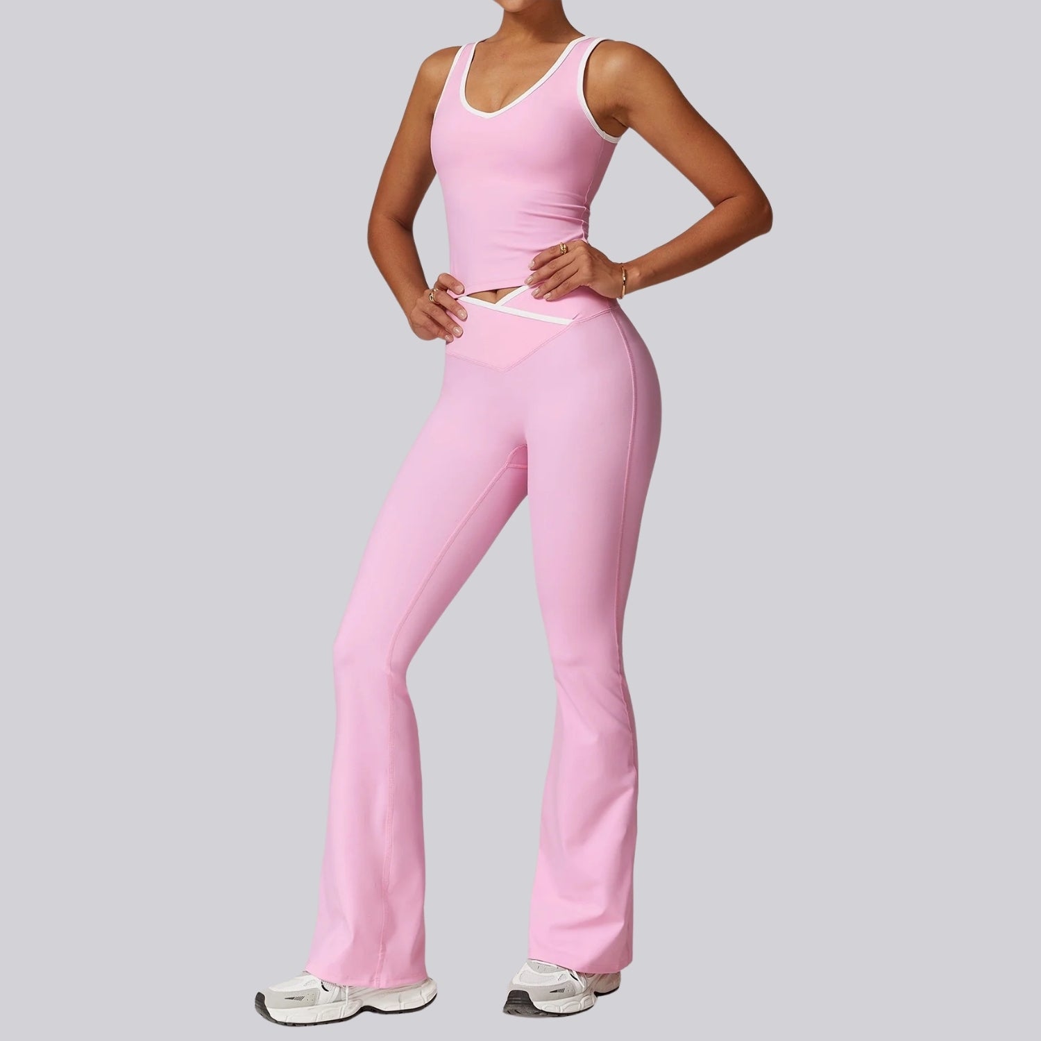 Flow Line Crop & Flare Tayt Takım