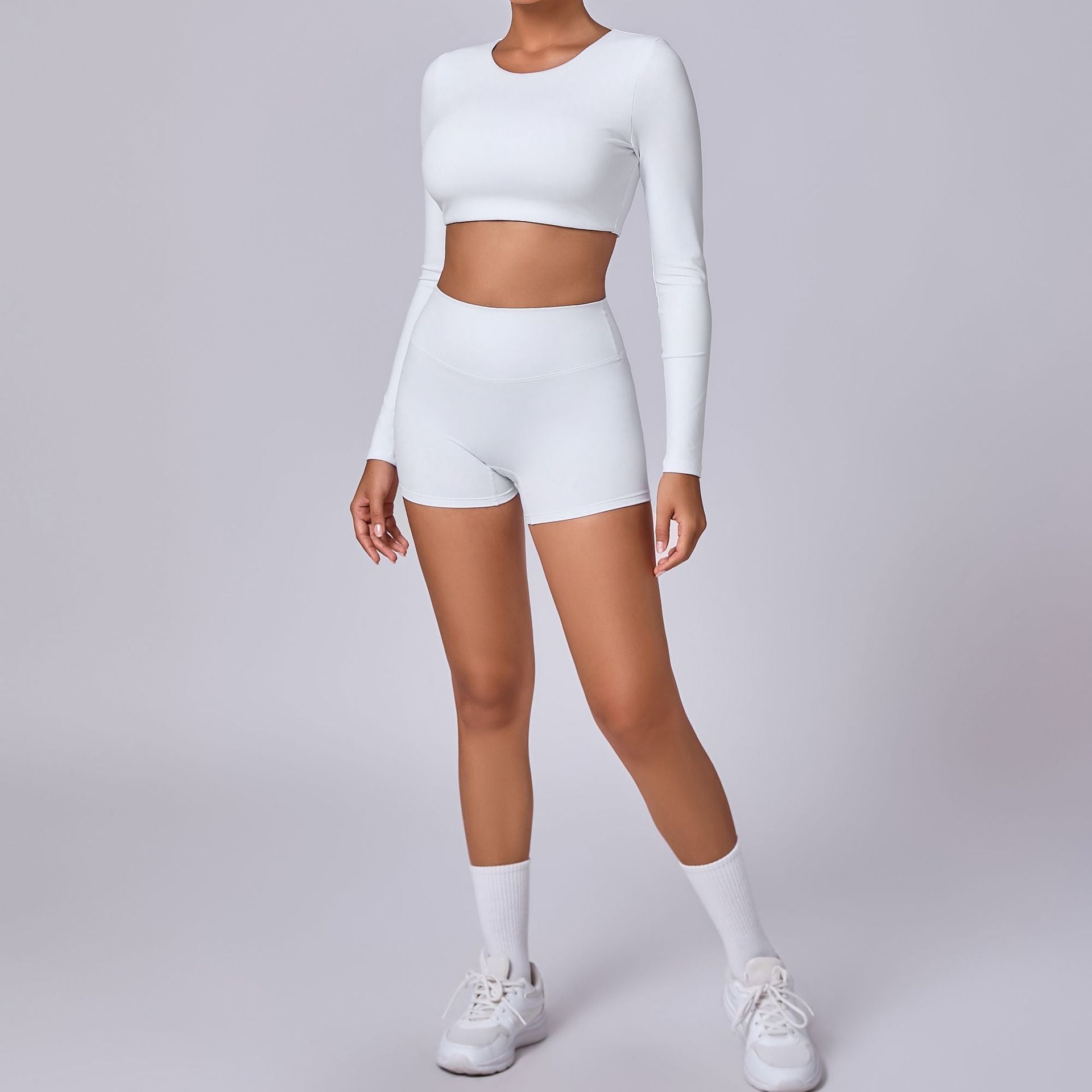 Flow Fit Crop Şort Takım