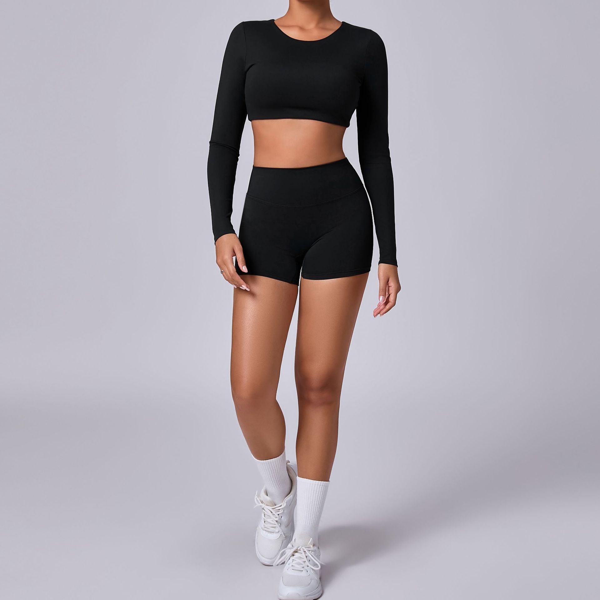 Flow Fit Crop Şort Takım